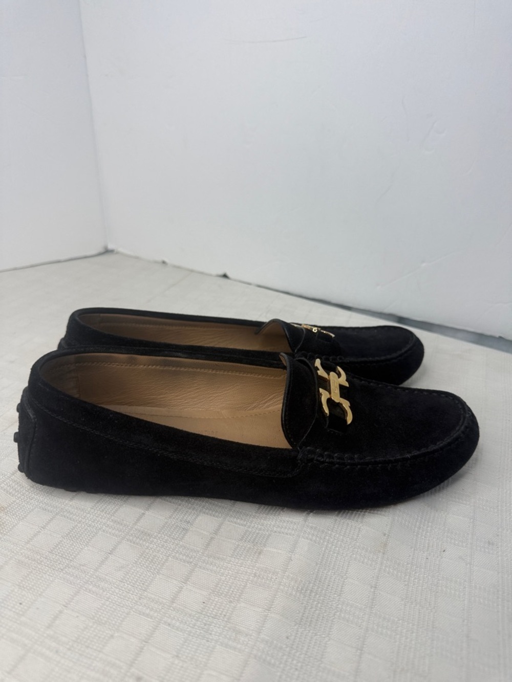 Salvatore Ferragamo Black Suede Gancini Loafers - Picture 2 of 8